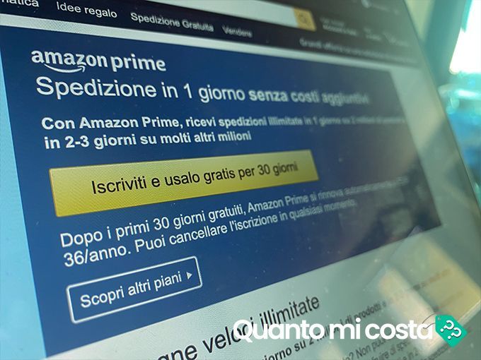 Quanto costa amazon prime?