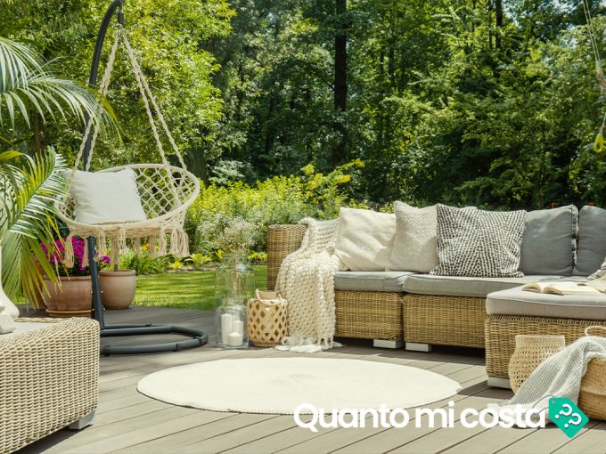 Quanto costa un angolo relax per il giardino?